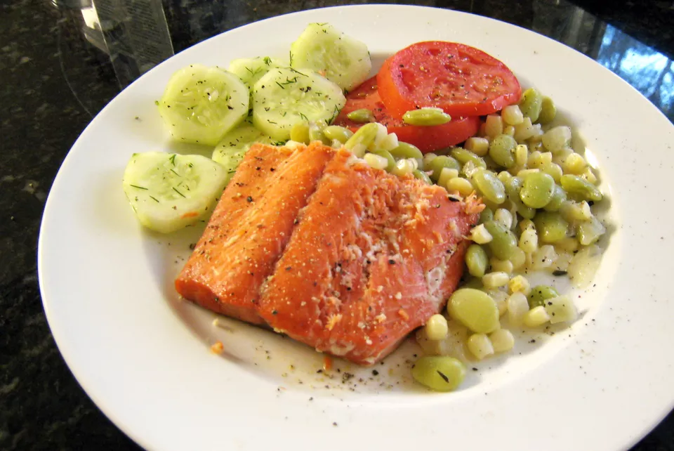 Baked Salmon With Honey Citrus Glaze